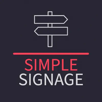 Simple Signage